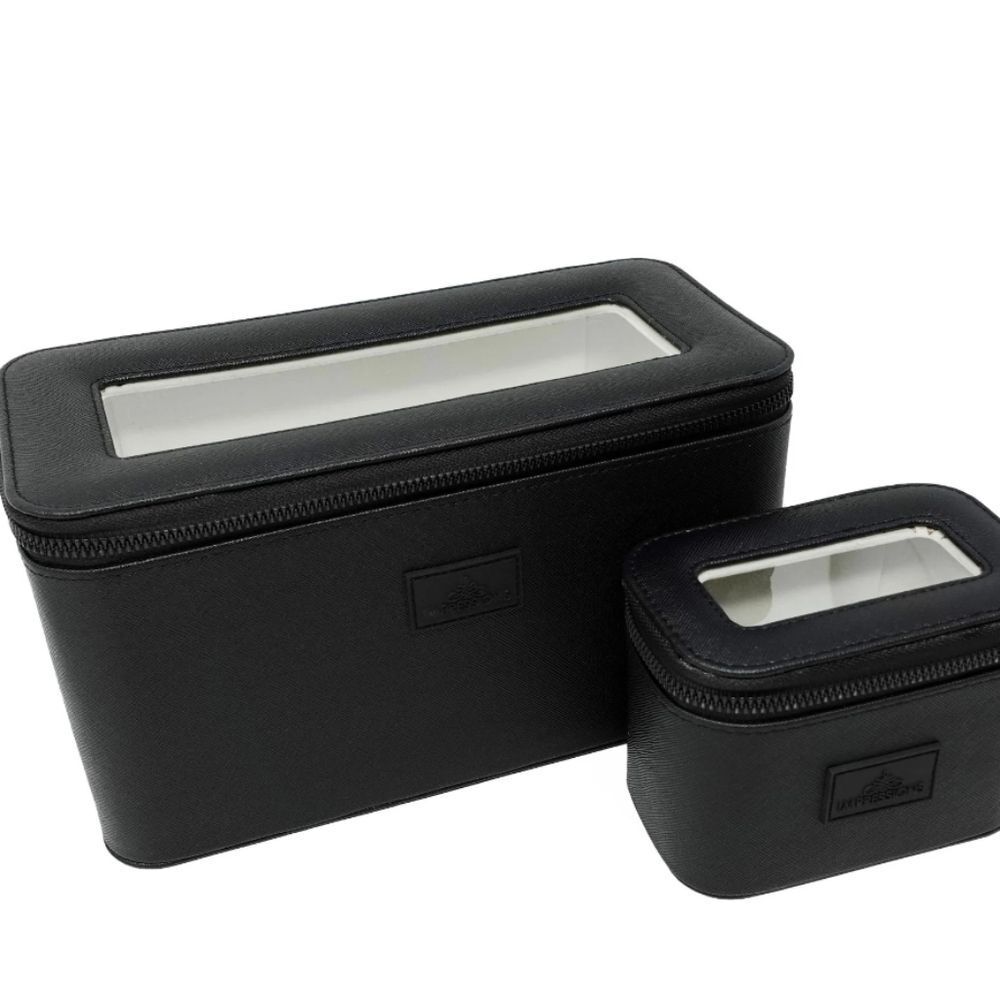 Impressions Cyprus Essentials 2-PC Case Set- Black - Picture 6 of 12
